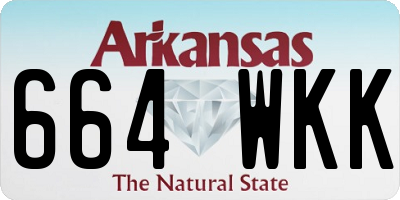 AR license plate 664WKK