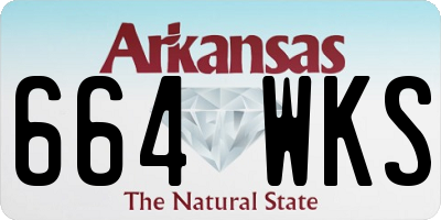 AR license plate 664WKS