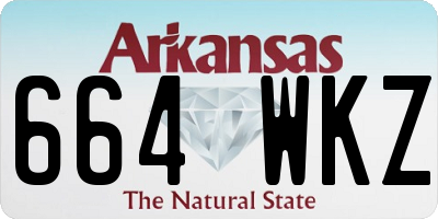 AR license plate 664WKZ