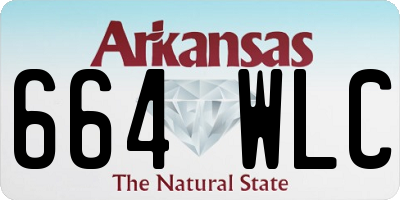 AR license plate 664WLC