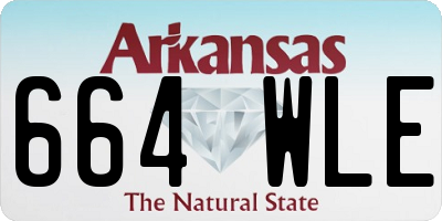 AR license plate 664WLE