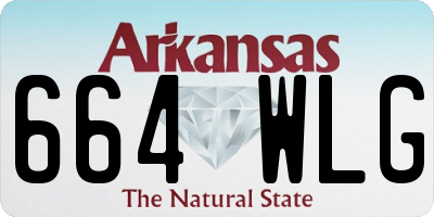 AR license plate 664WLG