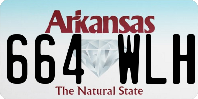 AR license plate 664WLH