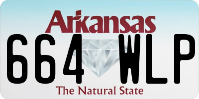 AR license plate 664WLP