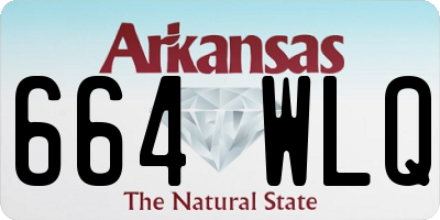 AR license plate 664WLQ