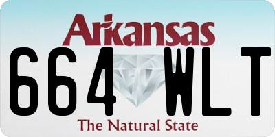 AR license plate 664WLT