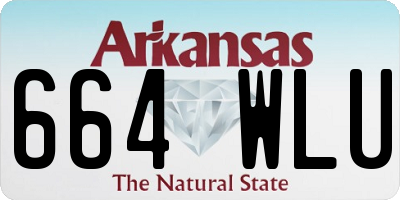 AR license plate 664WLU