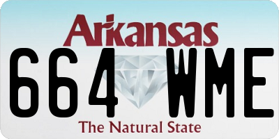 AR license plate 664WME