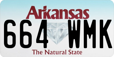 AR license plate 664WMK