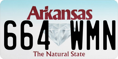 AR license plate 664WMN