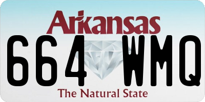 AR license plate 664WMQ