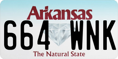 AR license plate 664WNK