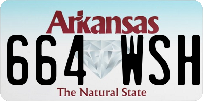 AR license plate 664WSH