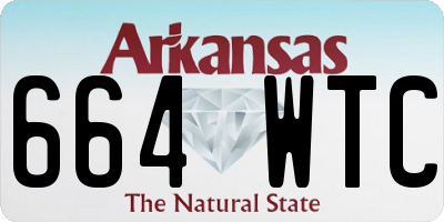 AR license plate 664WTC