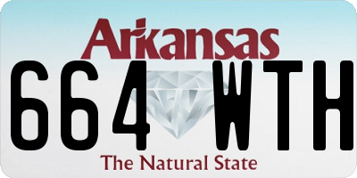 AR license plate 664WTH