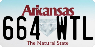 AR license plate 664WTL