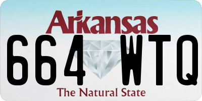AR license plate 664WTQ
