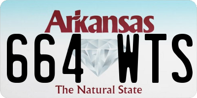 AR license plate 664WTS