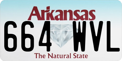 AR license plate 664WVL