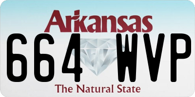 AR license plate 664WVP