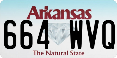 AR license plate 664WVQ