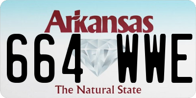 AR license plate 664WWE