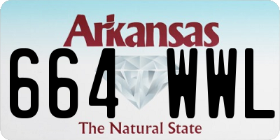 AR license plate 664WWL