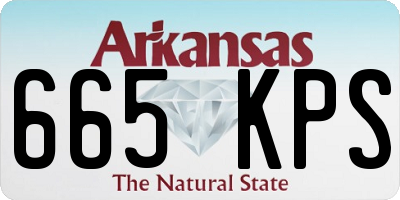 AR license plate 665KPS