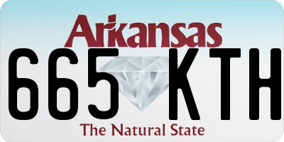 AR license plate 665KTH