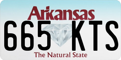 AR license plate 665KTS