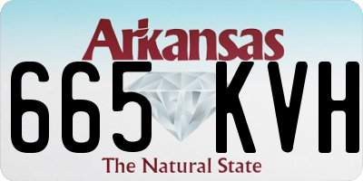 AR license plate 665KVH