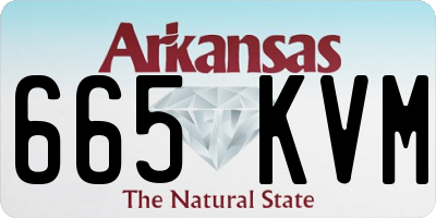 AR license plate 665KVM