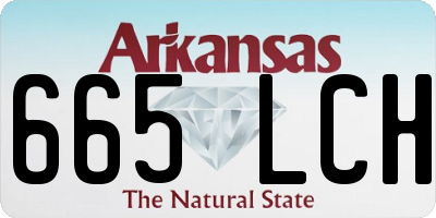 AR license plate 665LCH