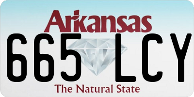 AR license plate 665LCY