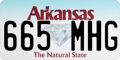 AR license plate 665MHG