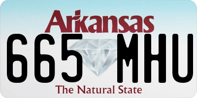 AR license plate 665MHU