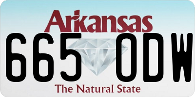AR license plate 665ODW