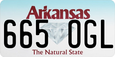 AR license plate 665OGL