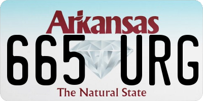 AR license plate 665URG