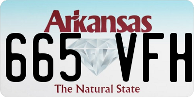 AR license plate 665VFH