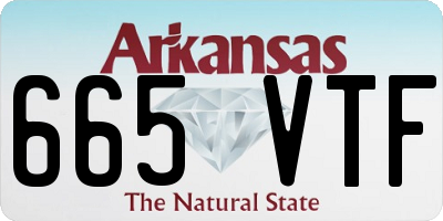 AR license plate 665VTF
