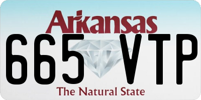 AR license plate 665VTP