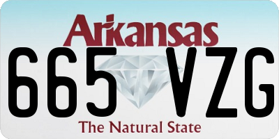 AR license plate 665VZG