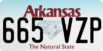 AR license plate 665VZP