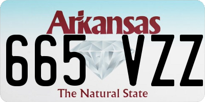 AR license plate 665VZZ