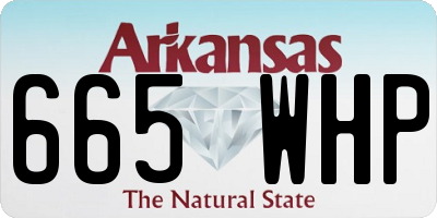 AR license plate 665WHP