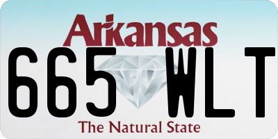 AR license plate 665WLT