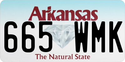 AR license plate 665WMK