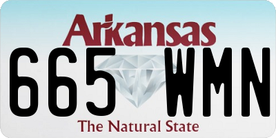 AR license plate 665WMN
