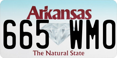 AR license plate 665WMO